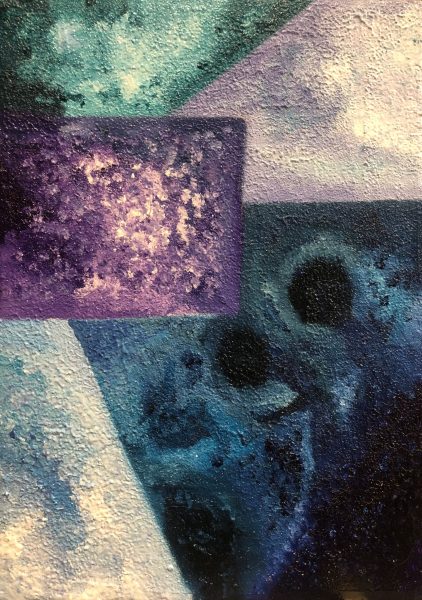 Huile sur toile en lin cm @Crann Piorr'Art 2022