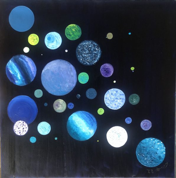 Blue 02 - 60x60cm