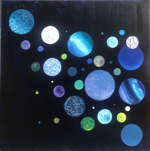 Blue 04 - 60x60cm