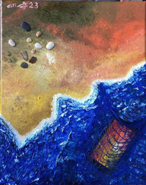 Huile sur toile 50x40 cm @Crann Piorr'Art 2023